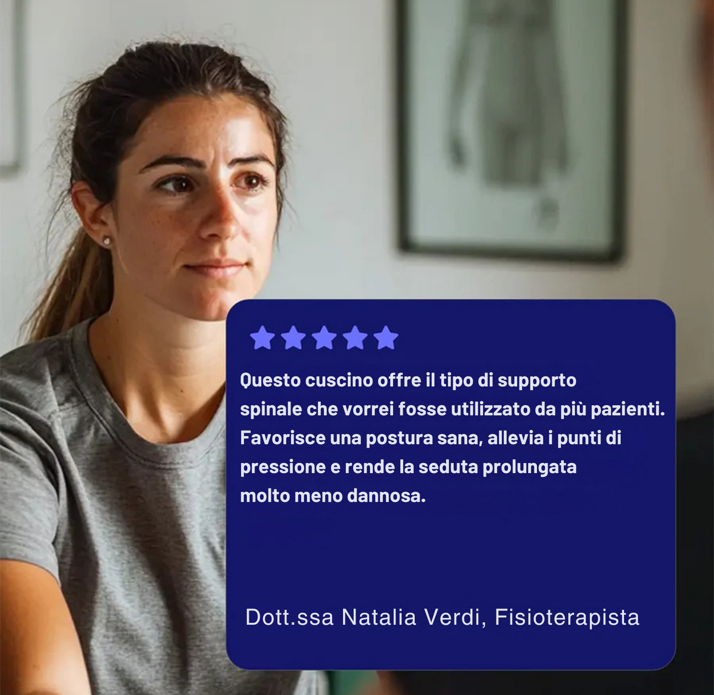 Serenium™ Support – Cuscino Posturale da Ufficio