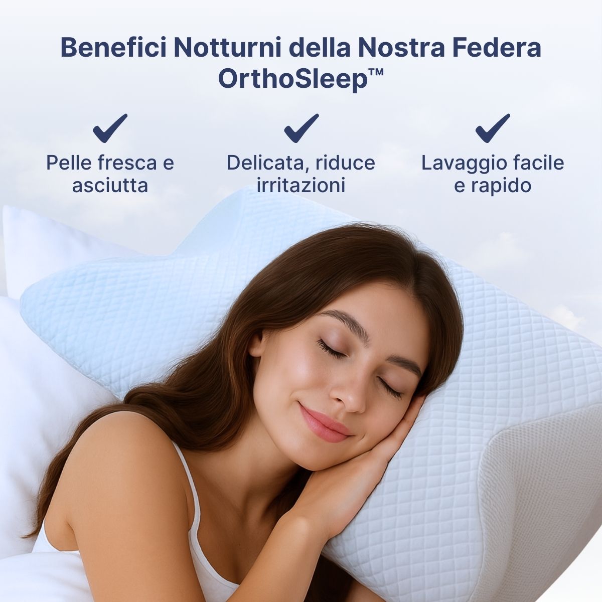 Federa Traspirante in Microfibra Morbida per OrthoSleep™