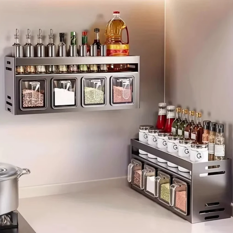 Organizador de Aço Inoxidável para Cozinha