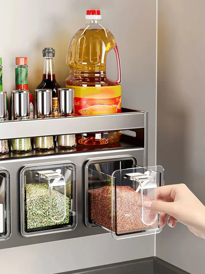 Organizador de Aço Inoxidável para Cozinha